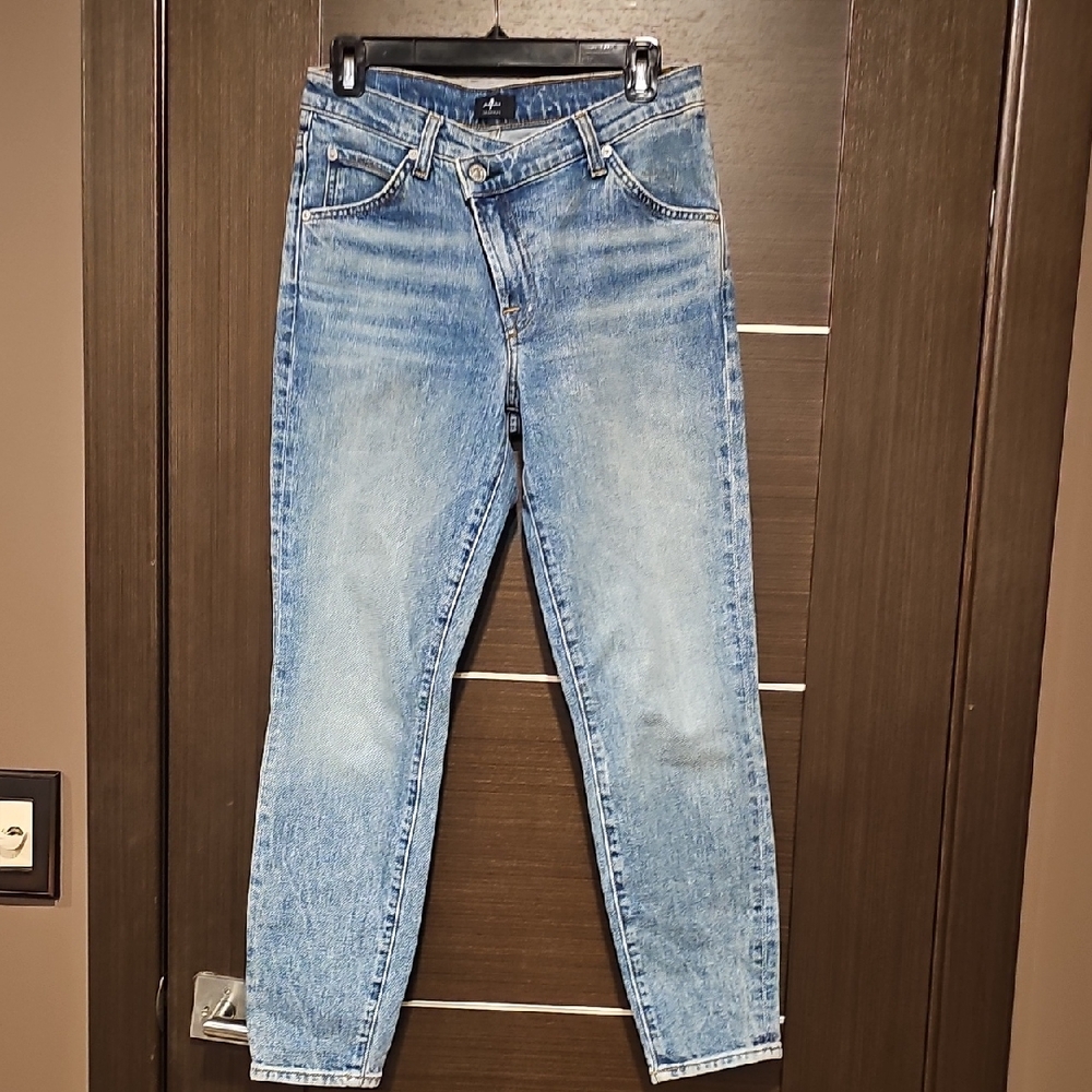 7 For All Mankind Light Blue Slim Jeans